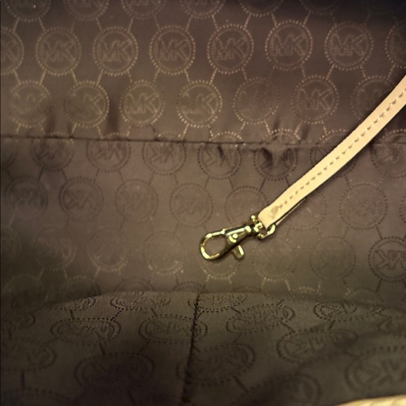 Authentic Michael Kors Dark Brown Crossbody‎ Bag with Gold Accents 9”/13” - Picture 8 of 8